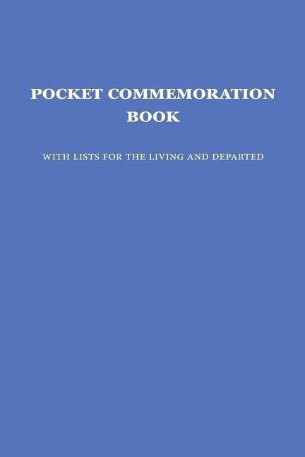 Pocket Commemoration Book