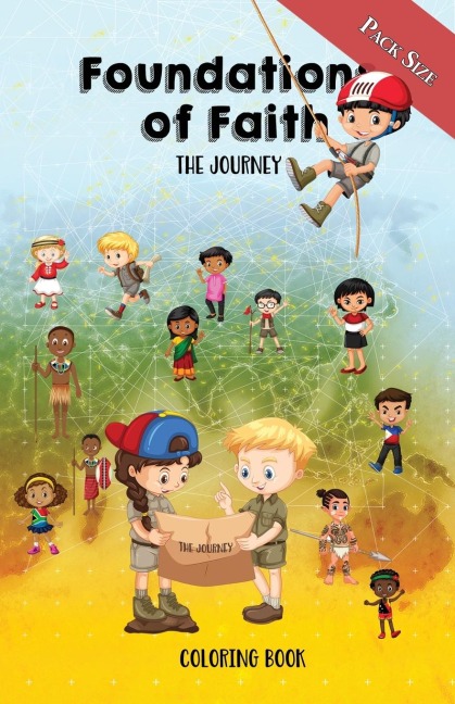 Foundations of Faith Childrens Coloring Book - Pack Size: Isaiah 58 Mobile Training Institute