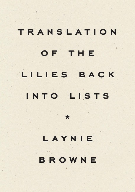 Translation of the Lilies Back Into Lists