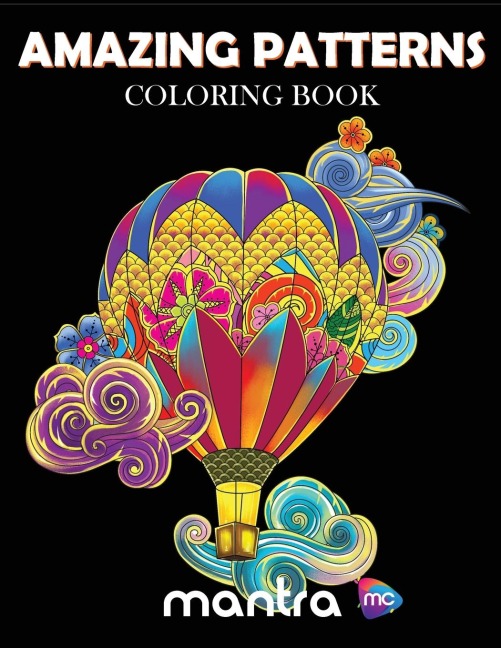 Amazing Patterns Coloring Book: Coloring Book for Adults: Beautiful Designs for Stress Relief, Creativity, and Relaxation