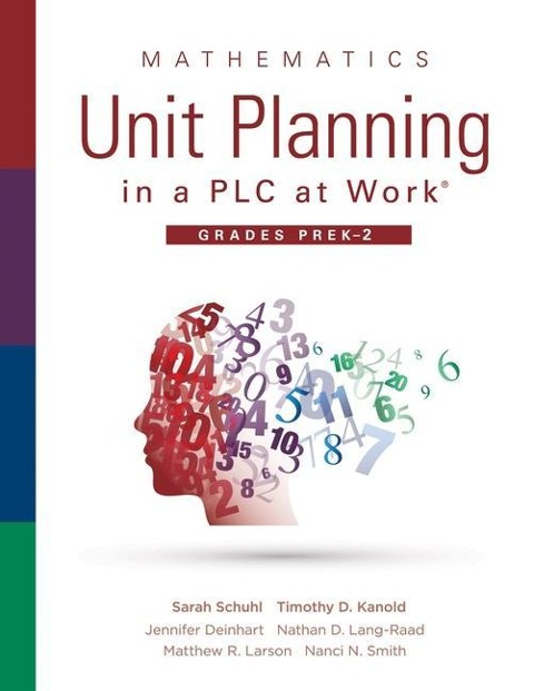 Mathematics Unit Planning in a PLC at Work(r), Grades Prek-2: (A PLC at Work Guide to Planning Mathematics Units for Prek-2 Classrooms)