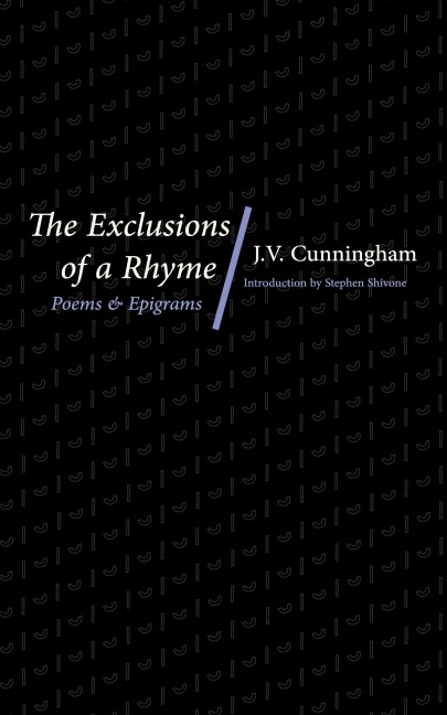 The Exclusions of a Rhyme: Poems and Epigrams