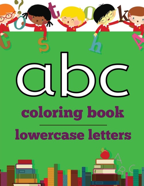abc coloring book: lowercase letters