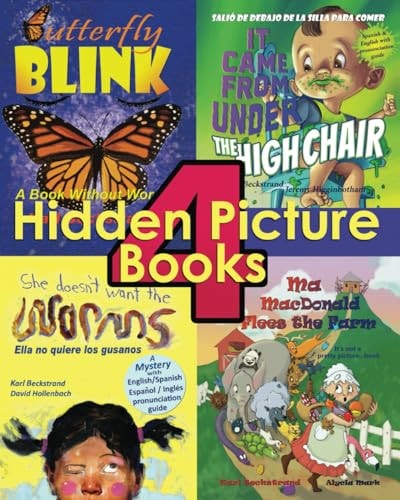 4 Hidden Picture Books for Kids Food, Bugs & Finding Fun