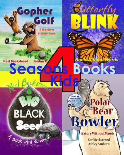 4 Seasons Books for Kids A Wordless Collection for Beginning Readers