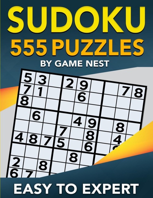 Sudoku 555 Puzzles Easy to Expert: Easy, Medium, Hard, Very Hard, and Expert Level Sudoku Puzzle Book For Adults