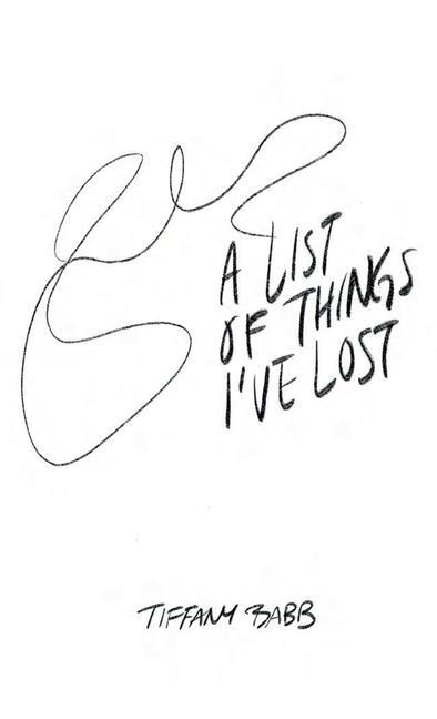 A List of Things Ive Lost