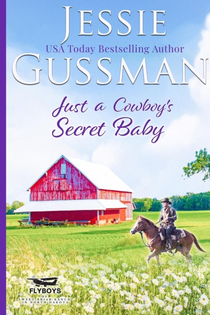 Just a Cowboys Secret Baby (Sweet Western Christian Romance Book 6) (Flyboys of Sweet Briar Ranch in North Dakota) Large Print Edition