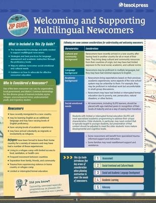 TESOL Zip Guide: Welcoming and Supporting Multilingual Newcomers