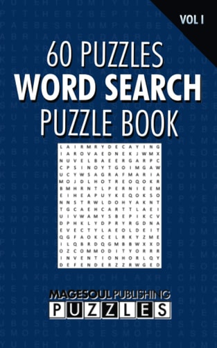 60 Puzzles Word Search Puzzle Book Fun for All Ages!