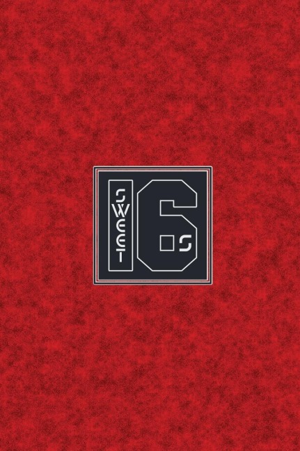 Sweet 16s: Hardcover Rap Notebook Journal For Rappers, Lyrics and Hip Hop Heads - 112 pages and 7x10 Songwritering Journal - Cool Red Book