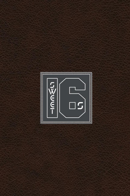 Sweet 16s: Songwriting Journal Hardcover Rap Notebook Journal For Rappers, Lyrics and Writers - 112 pages and 7x10 Journal For Writing - Dark Leather Pattern