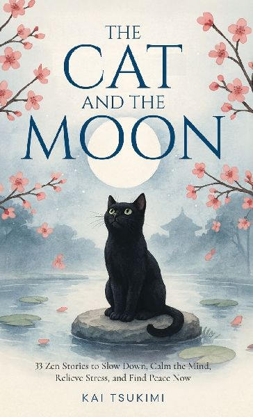 The Cat and The Moon - 33 Zen Stories: Slow Down, Calm the Mind, Relieve Stress, and Find Peace Now - Includes Reflections for Beginners