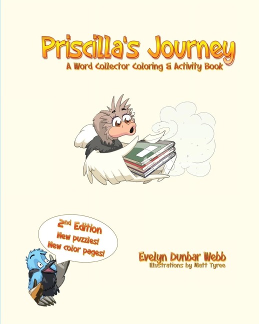 Priscillas Journey: A Word Collector Coloring & Activity Book