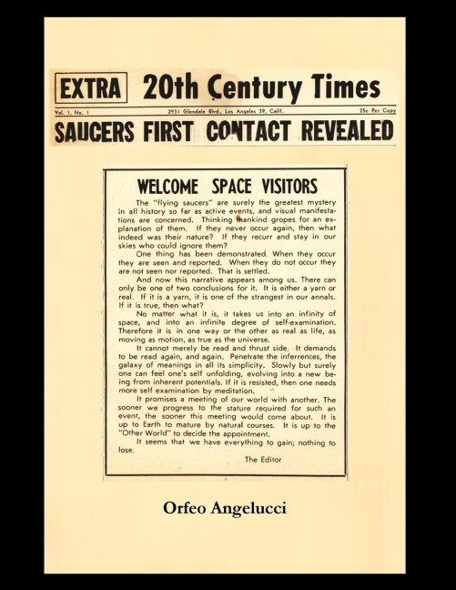 SAUCERS FIRST CONTACTED  REVEALED  20Th Century Times
