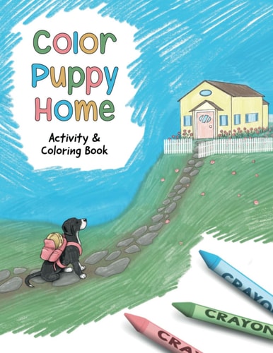 Color Puppy Home Activity & Coloring Book