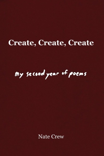 Create, Create, Create: My Second Year of Poems