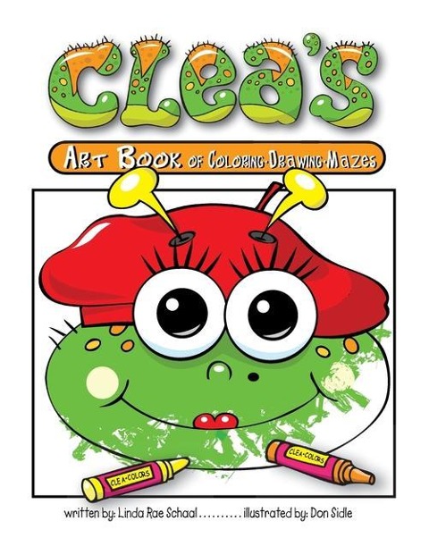 Cleas Art Book of Coloring Drawing Mazes