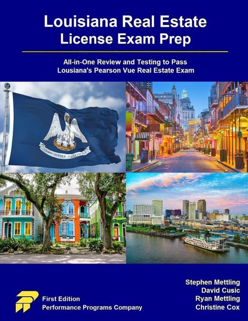 Louisiana Real Estate License Exam Prep: All-in-One Review and Testing to Pass Louisianas Pearson Vue Real Estate Exam