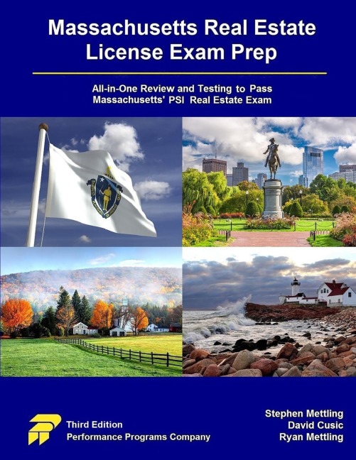 Massachusetts Real Estate License Exam Prep: All-in-One Testing and Testing to Pass Massachusetts PSI Real Estate Exam