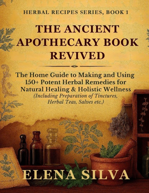 The Ancient Apothecary Book Revived: The Home Guide to Making and Using 150+ Potent Herbal Remedies for Natural Healing and Holistic Wellness (Including Preparation of Tinctures, Herbal Teas, Salves etc.)