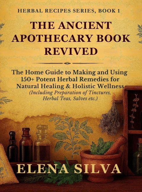 The Ancient Apothecary Book Revived: The Home Guide to Making and Using 150+ Potent Herbal Remedies for Natural Healing and Holistic Wellness (Including Preparation of Tinctures, Herbal Teas, Salves etc.)