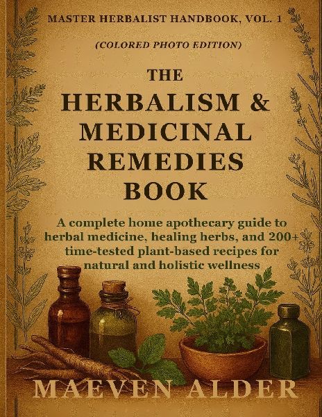 The Herbalism & Medicinal Remedies Book: A Complete Home Apothecary Guide to Herbal Medicine, Healing Herbs, and 200+ Time-Tested Plant-Based Recipes for Natural and Holistic Wellness