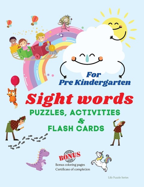 Sight Words Puzzles, Activities & Flashcards: For Pre-Kindergarten