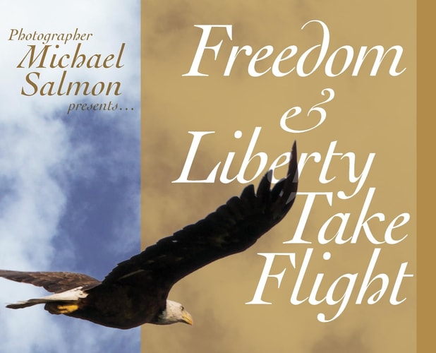 Freedom and Liberty Take Flight Two Handsome Young Eagles Learn Their Purpose- Encouraging Patriots Across this Great Country