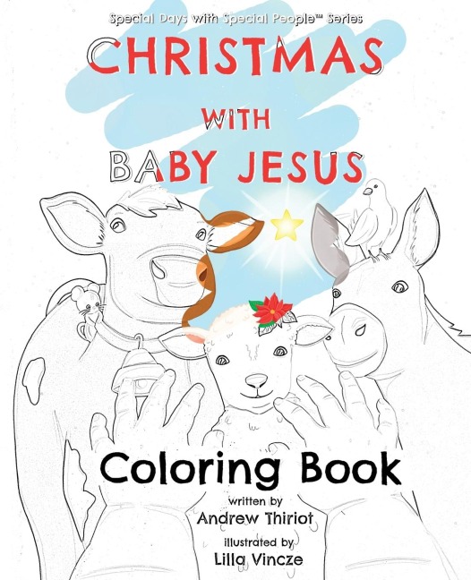 Christmas with Baby Jesus: Coloring Book