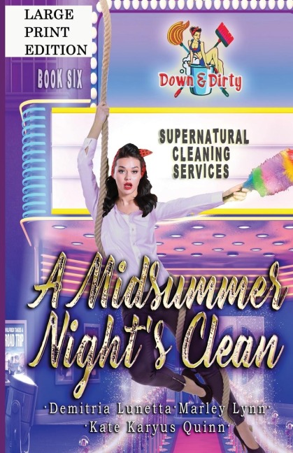 A Midsummer Nights Clean: A Paranormal Mystery with a Slow Burn Romance Large Print Version