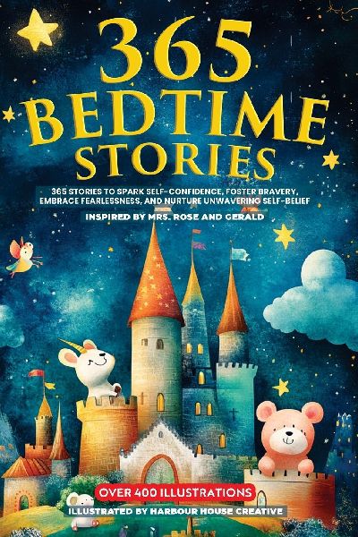 365 Bedtime Stories: 365 Stories To Sparkle Self-Confidence, Foster Bravery,Embrace Fearlessness, And Nurture Unwavering Self-belief