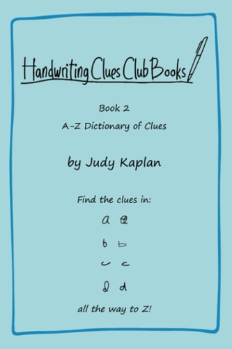 Handwriting Clues Club - Book 2 A-Z Dictionary of Clues