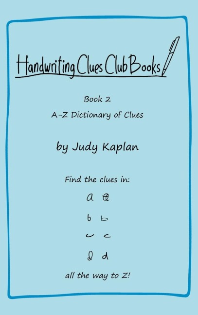 Handwriting Clues Club - Book 2: A-Z Dictionary of Clues
