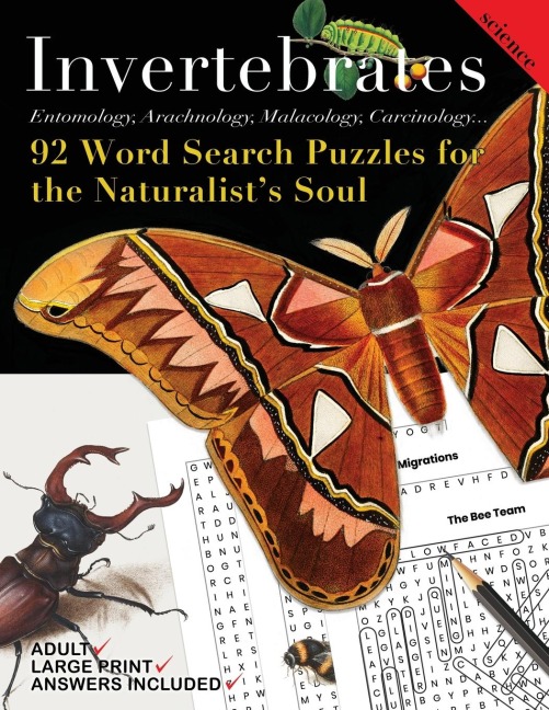 Invertebrates: Word Searches and Games for the Naturalists Soul
