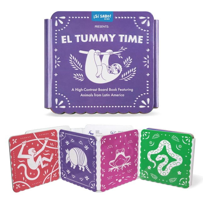 Tummy Time: A High-Contrast Board Book Featuring Animals from Latin America