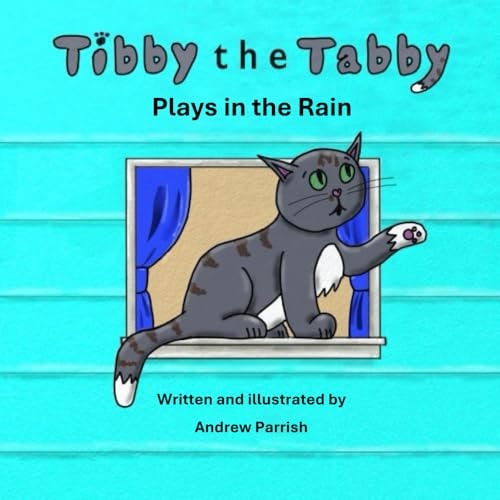 Tibby the Tabby Plays in the Rain