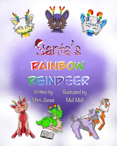 Santa's Rainbow Reindeer