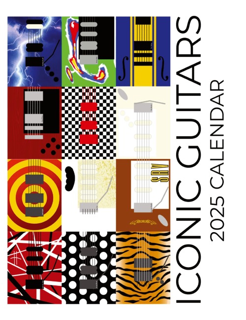 Iconic Guitars 2025 Calendar: 2025 Calendar