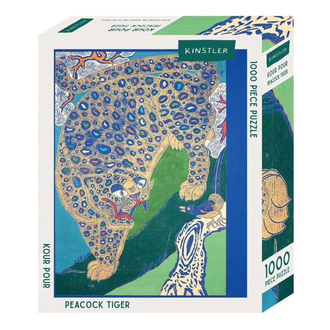 Peacock Tiger: 1000 Piece Puzzle
