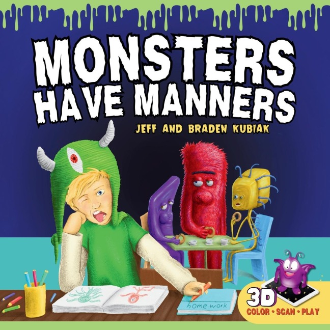 Monsters Have Manners: An Interactive Augmented Reality SEL Children's Book About Good Manners and Kindness