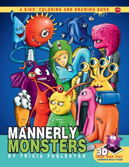 Mannerly Monsters: A Kids' Coloring and Drawing Book