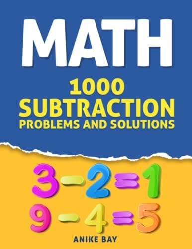 1000 Subtraction Problems and Solutions