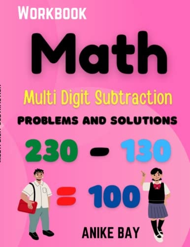 Math 1000 Multi Digit Subtraction Problems and Solutions