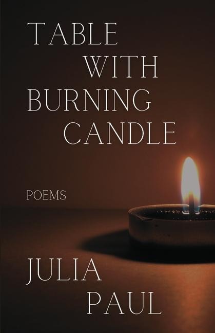 Table with Burning Candle