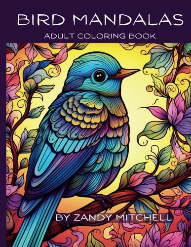 Bird Mandalas Adult Coloring Book
