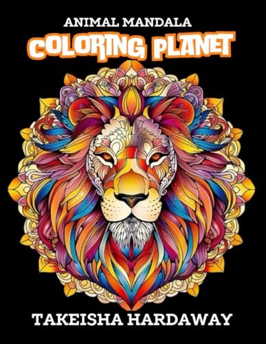 Animal Mandala Coloring Planet