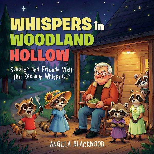 Whispers in Woodland Hollow: Scooter and Friends Visit the Raccoon Whisperer
