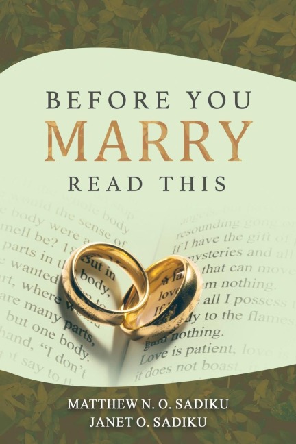 Before You Marry: Read This