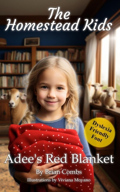 Adees Red Blanket (OpenDyslexic Font): The Homestead Kids